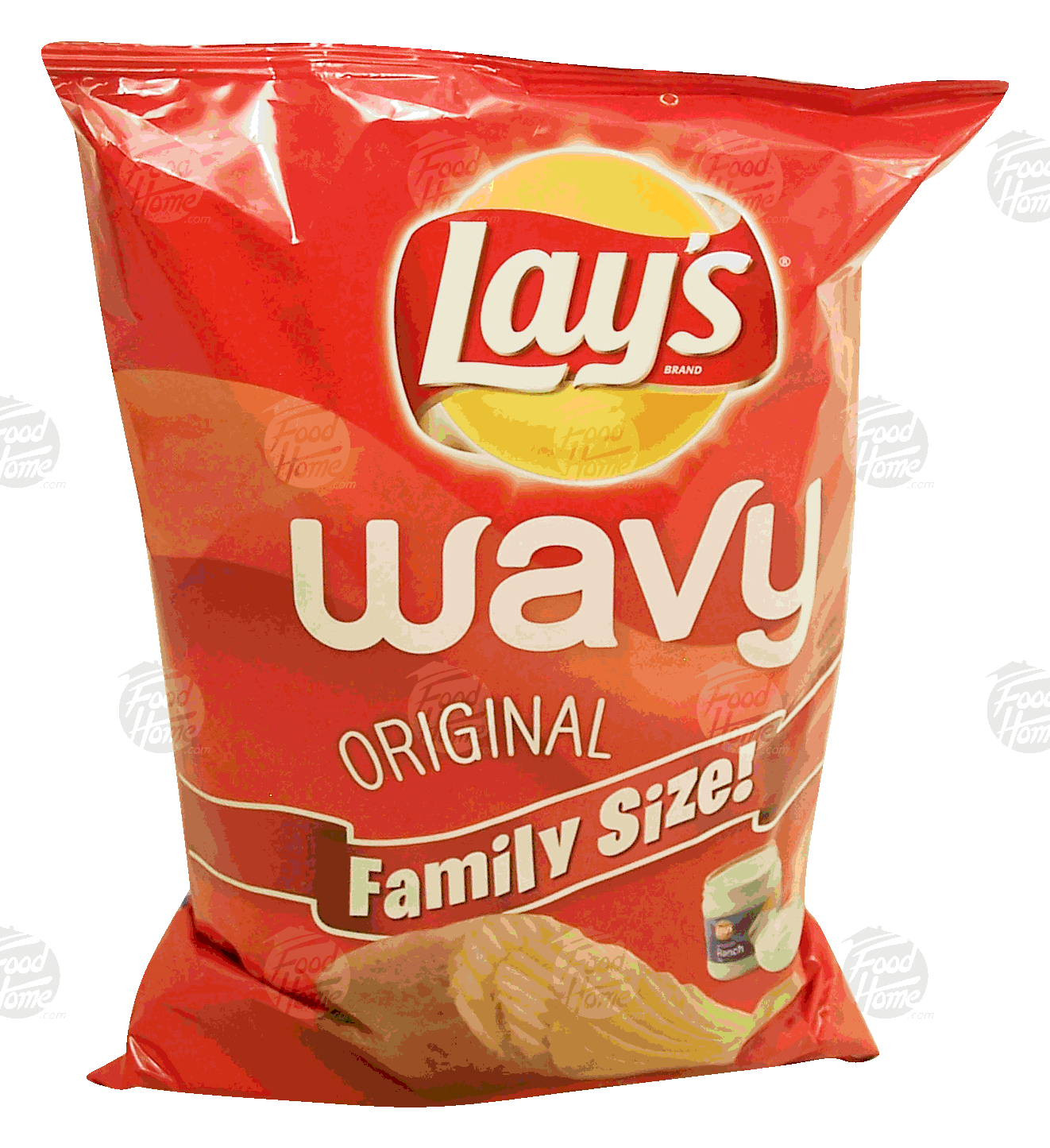 Lay's&nbsp;Family Size!&nbsp;wavy original potato chips Full-Size Picture